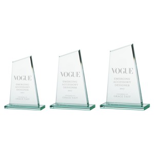 VANQUISH JADE GLASS AWARD - 200MM - AVAILABLE IN 3 SIZES